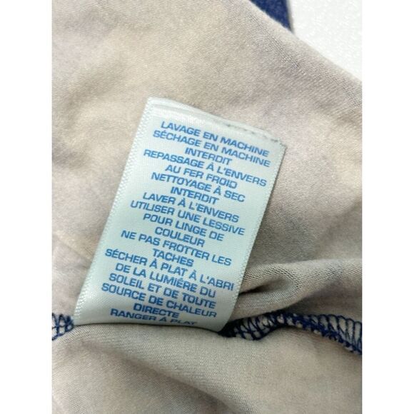 Boden Women's Geometric Print V Neck Ruched Midi Dress Long Sleeve Blue Size 10‎ - Picture 9 of 11